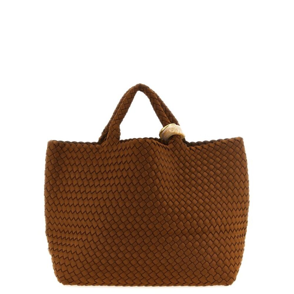 NAGHEDI Brown Nylon Women's Handbag